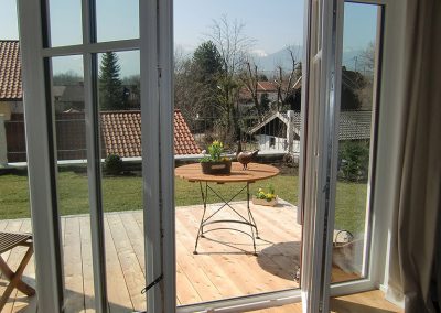 Terrasse im Frühling