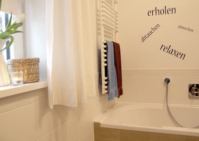 Ferienwohnung Zille - Bad