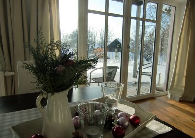 Ferienwohnung Zille im Winter